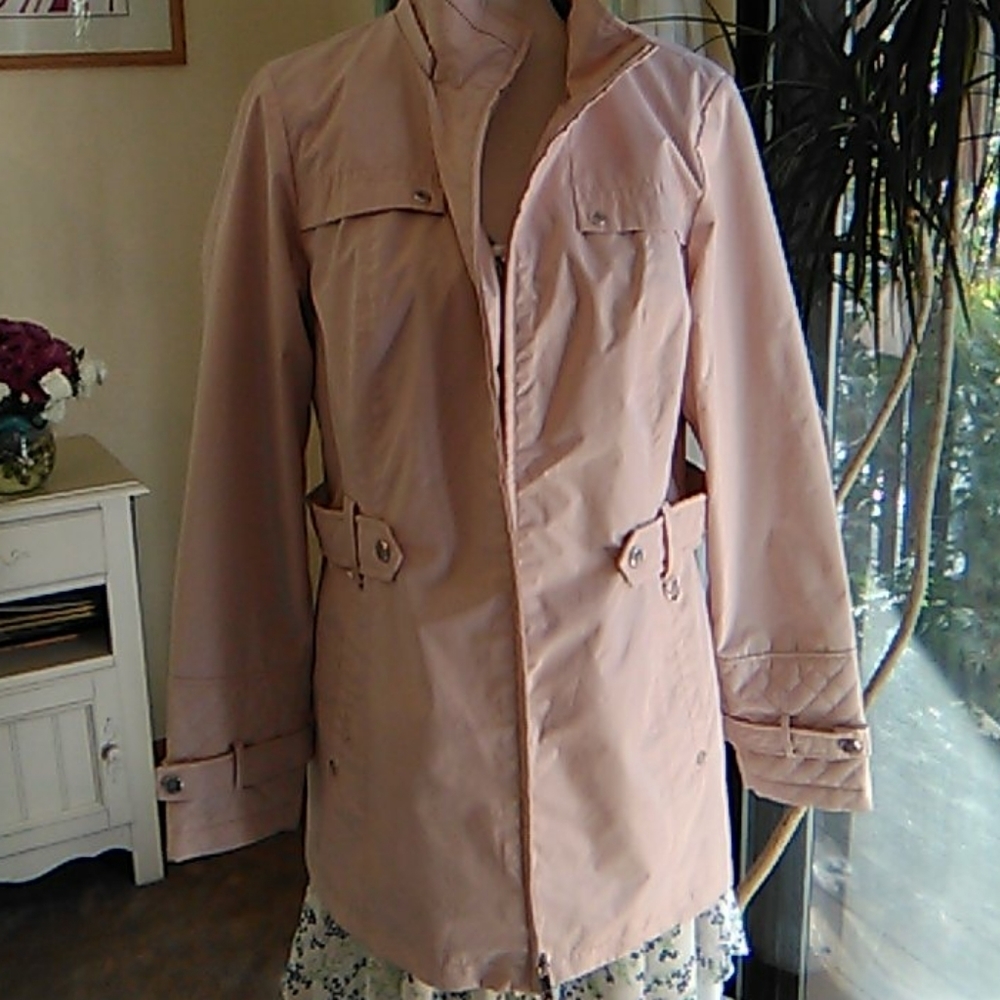 Liz Claiborne Blush Trench Coat
